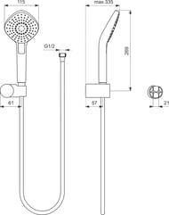  61 Ideal Standard ESLA    +    BD002XC