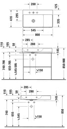  Duravit DuraSquare 800470  ,    2348800041