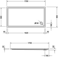   Duravit Starck 1700900 72013300000000