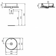  Ideal Standard Lux STRADA II 450450180 , ,     ., T296101