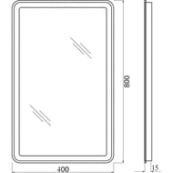   BelBagno MARINO 400x800x150 LED-,2 . SPC-MAR-400/800-1A-LED-TCH