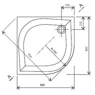    RAVAK Galaxy Elipso 80 PAN (800800175)  , 