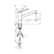  Hansgrohe Zesis M33 1jet   150  LowPressure,  74806000