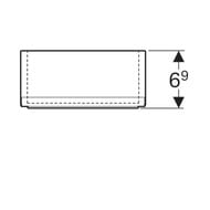    Geberit Acanto (150x69x333) :   500.648.00.2