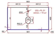    La Fenice Elba Twin Grigio 90  (876469613)   FNC-01-ELB-G-90-2