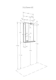   AQUATON  60 (600x140x850)  , , /  1A214602BAC20