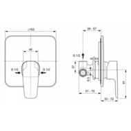  Ideal Standard CERAFINE D  ,  A7188AA