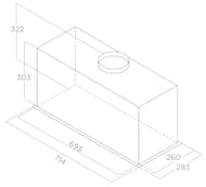  ELICA Lane MBL/A/72 LED, 714283 , 1050 3/, 257 ,   PRF0165834