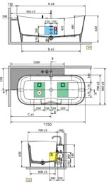  Novellini Ship 1750860 , , / click-clack SHI1160702AS-UU