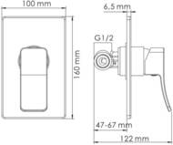   WasserKRAFT Exter A01652 ,   . , :  