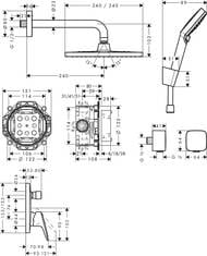   Hansgrohe Crometta E 240 ,    ,  27957000