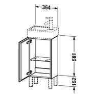    Duravit L-Cube 364581241 ,  ,   LC6793L1818