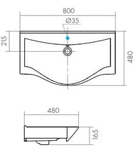  Aquaton  80 1WH302422 800x480x165 , ,   ,  