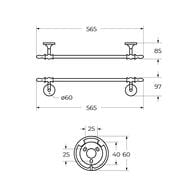  ART&MAX Bohemia 65  :  AM-E-4224-Br