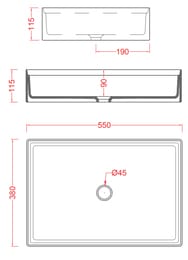  ArtCeram Scalino 550380115  SCL0020100