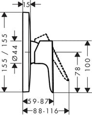  Hansgrohe Talis E 71765000  , , , 