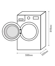   Kuppersberg WM 540 (598818550) ., 8 , 1400 /, 15  6629