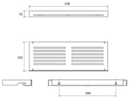  RAVAK SLIM S 278103 , / X07P575