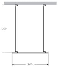   CEZARES LIBERTA-L-2-90-120-GR-NERO (9001950)  ,  