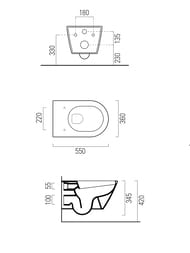   GSI KUBE X (550360), ,   Swirlflush,  941511