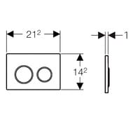 GEBERIT Omega20  ,  /   115.085.KN.1