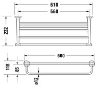 - DURAVIT Starck T 610 , :   0099444600