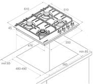    Kuppersberg FS 603 W Silver (610510) 4  (1 ), / 602