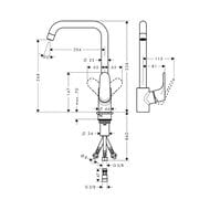  Hansgrohe Focus M41   260  , .   31822000