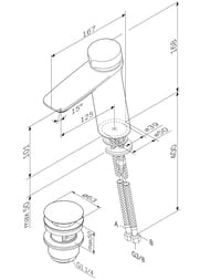  AM.PM Inspire 2.0   F50A82500 TouchReel ,  /,  125 