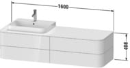     Duravit Happy D.2 Plus 1600408550 4 ,   HP4973L2222