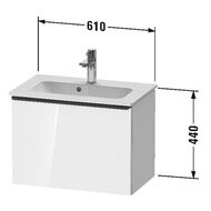    Duravit D-Neo 610x440372 , 1 .,   DE4268004220000