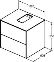    Ideal Standard CONCA (600x505x550) 2 , ,    T3940Y1