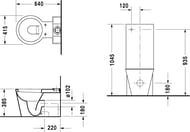 - DURAVIT STARCK 1 4156401045 6,   0233090064+8727100005