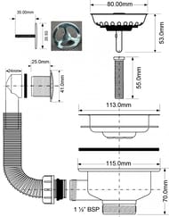 - McAlpine  -,  D-113 (),  235,  1 1/2" OF2-113SAB