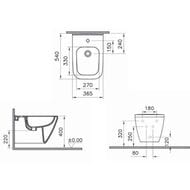   Vitra Integra Square 545365400 ,.  ,. . 7083B003-0288