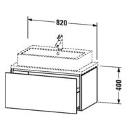      Duravit L-Cube 820400477 1 ,   LC580202222