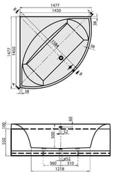   Villeroy & Boch SQUARO (14501450)  ,  UBQ145SQR3V-01