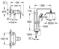  2  1 Grohe EuroSmart 2015 124410   ,    