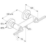  KLUDI Nova Fonte Puristic  , , ,   207105315