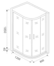   GOOD DOOR BAS INFINITY R-120-C-CH (80120) ,   6