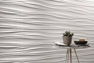   Atlas Concorde 3D Wall Design Ribbon White Matt (400800) , 8SBW (..)