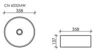   Ceramicanova Element 358358137 ,   CN6032MW