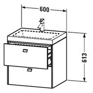  c  Duravit Brioso (600480613) , 1 . .,   BR4605O1022