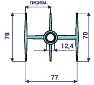 !  , 10  TENRAD BM 500/80, 1610 