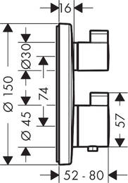  Hansgrohe Ecostat S 15758670  ,  / , .,  