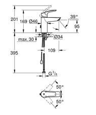    Grohe EuroSmart 95 , ,  , S-Size,  33188003