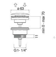   NOBILI , G1 1/4",   AV00110/11RCP