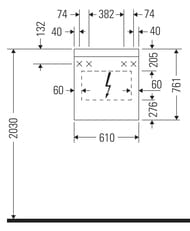 - Duravit Light and mirror 610760148  ,   LM7820R0000