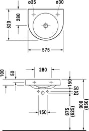  DURAVIT ARCHITEC 575520150      0449580000