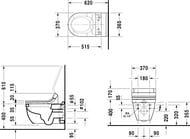   DURAVIT STARCK 3 370620380  - SensoWash 2226590000